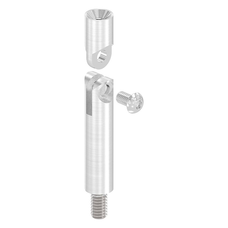 Gelenkstift Ø 14mm, L: 76mm, V2A