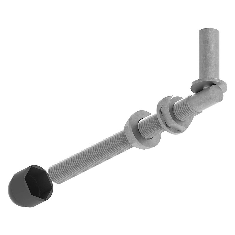 Kloben zum Durchschrauben für Ø 16mm, L: 190mm