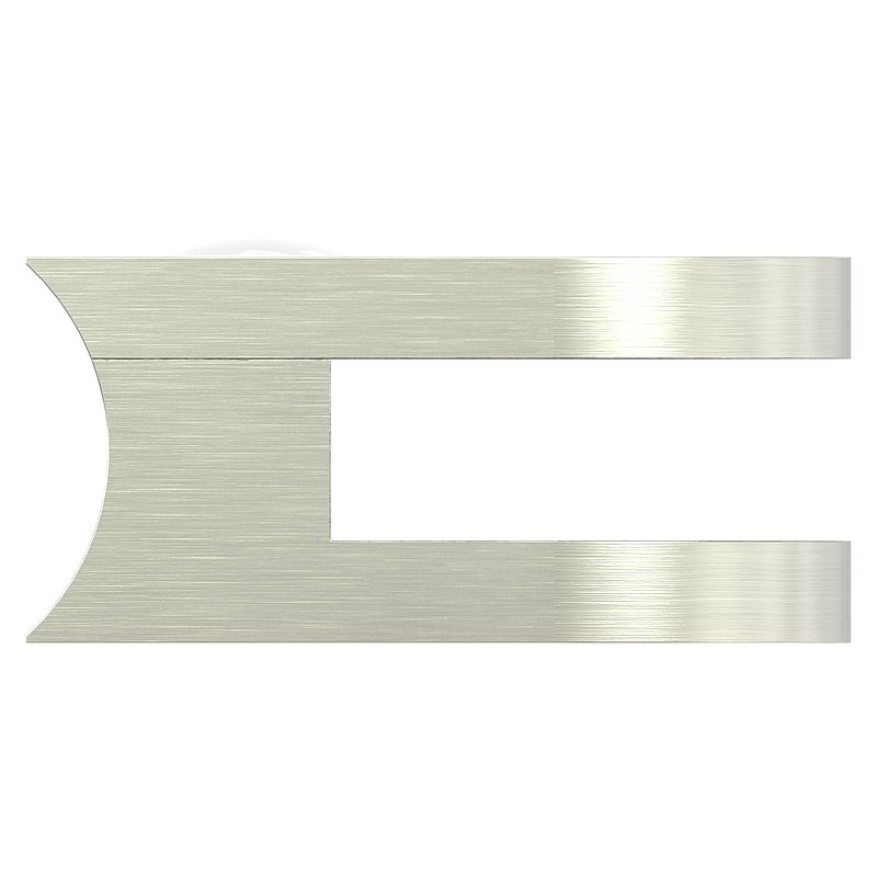 Glasklemme Mod. 30, Anschluss: 33,7mm, VA-Effekt