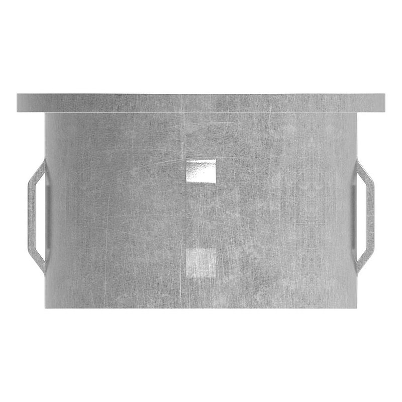 Steel end cap, for 48.3mm tube
