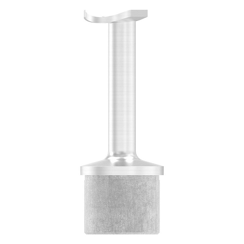 Rohrabschlussstopfen für Rohr 42,4x2,0mm, Handlaufanschlussplatte 135°, V2A