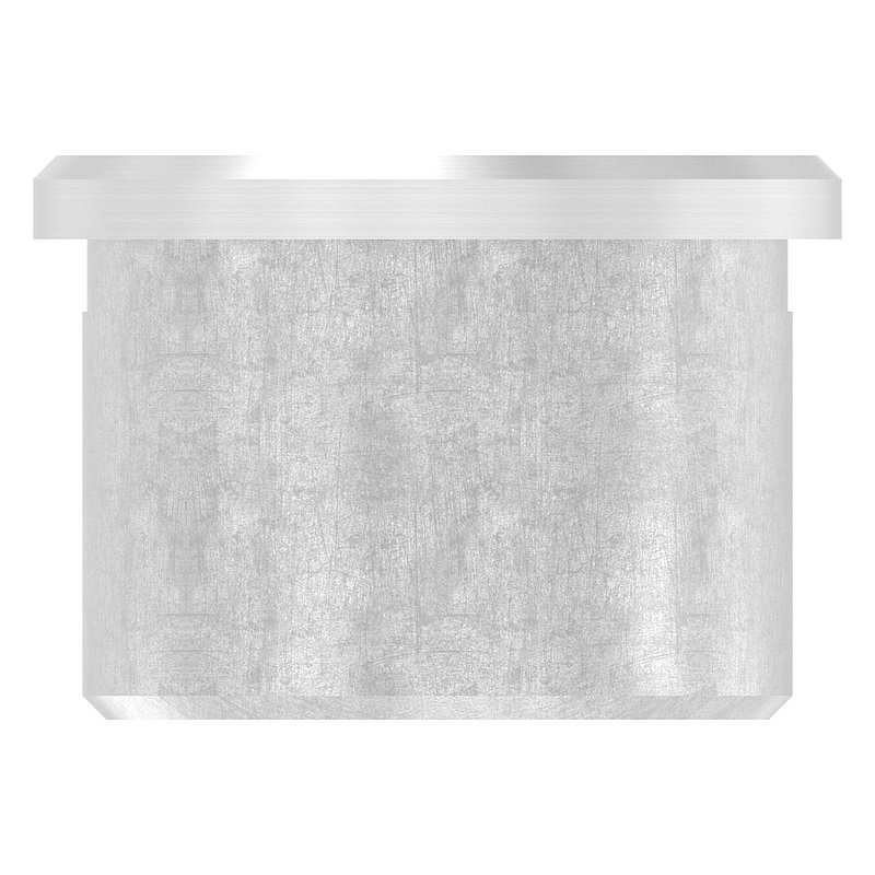 Rohrabschlussstopfen zum Kleben mit M8 für 33,7x2,0mm, V2A