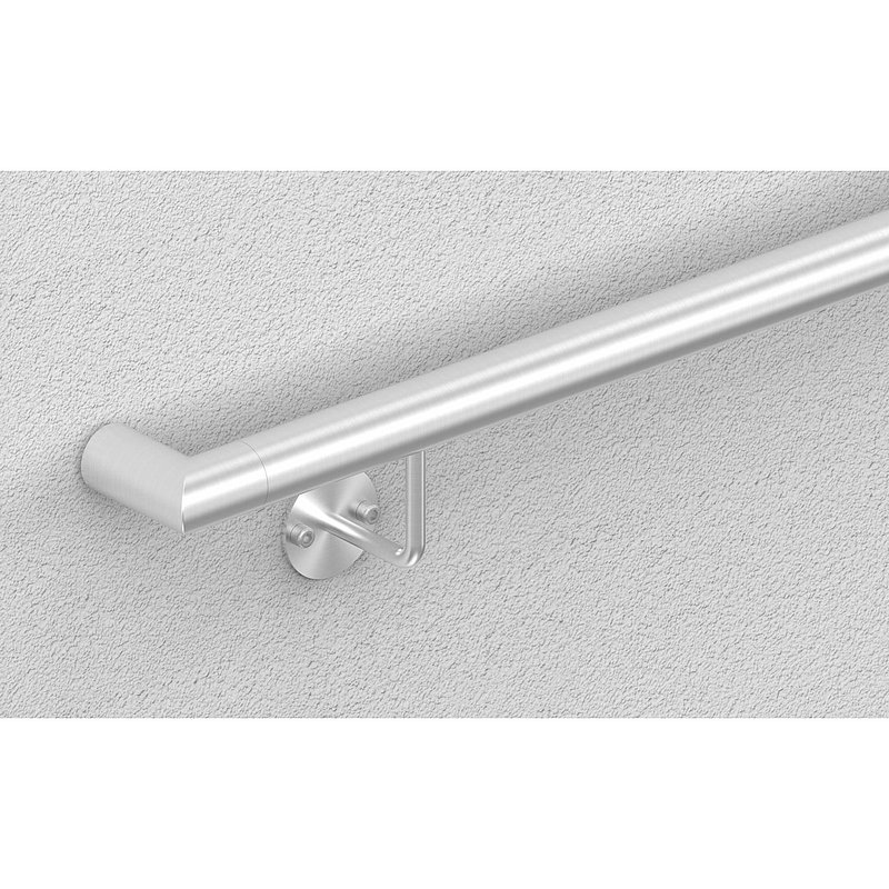 Endbogen 90°, für Rohr 33,7x2,0mm, V2A