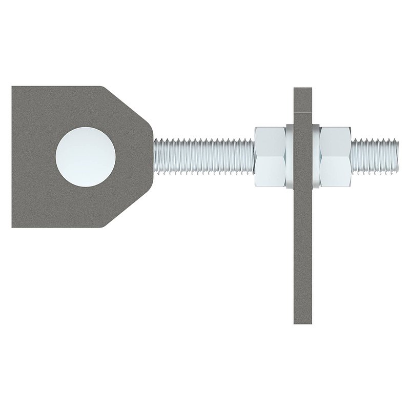 Torband M12, galvanisch verzinkt