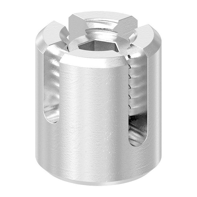 Kreuzklemme für Seil Ø 3mm, V4A