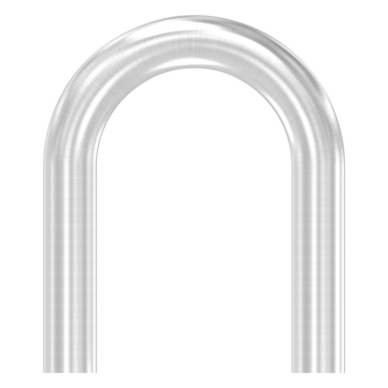 Tube bend 180°, made from 33.7x2.5mm tube, AISI304