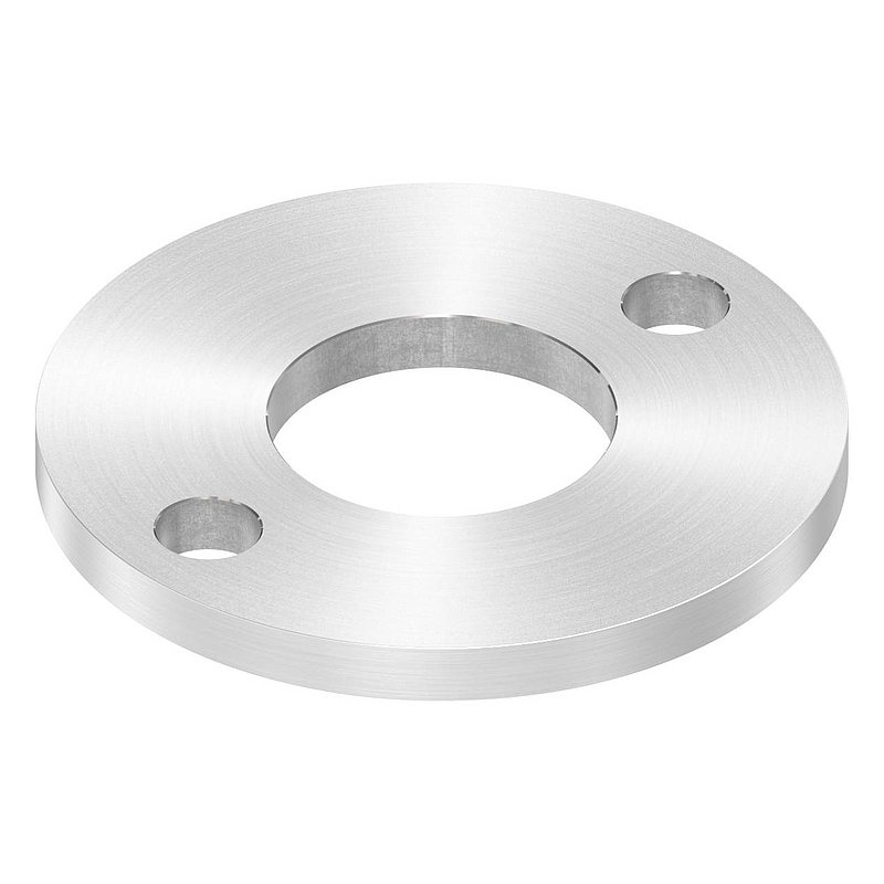 Ankerplatte Ø 100x8mm, mit Rundschliff, V2A