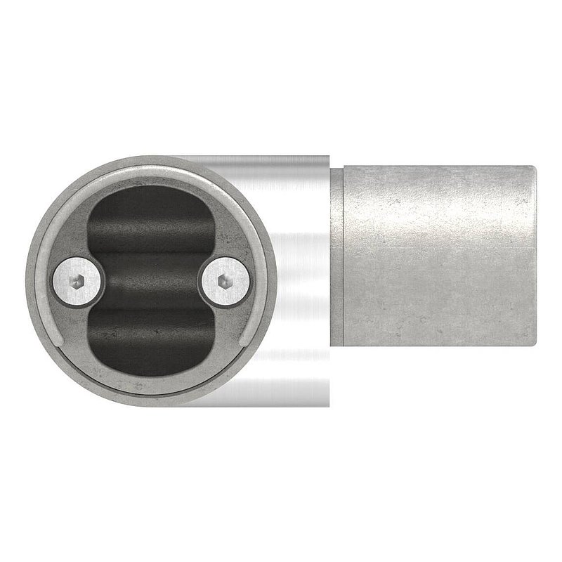Eckverbinder für LED-Nutrohr 42,4mm,V2A