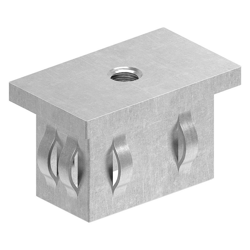 Stahleinschlagkappe, für, Rechteckrohr 50x30mm