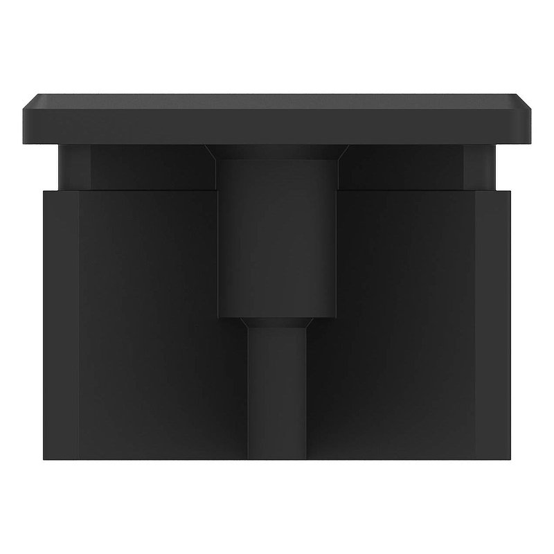Kunststoffkappe für Quadratrohr 50x50mm mit M10