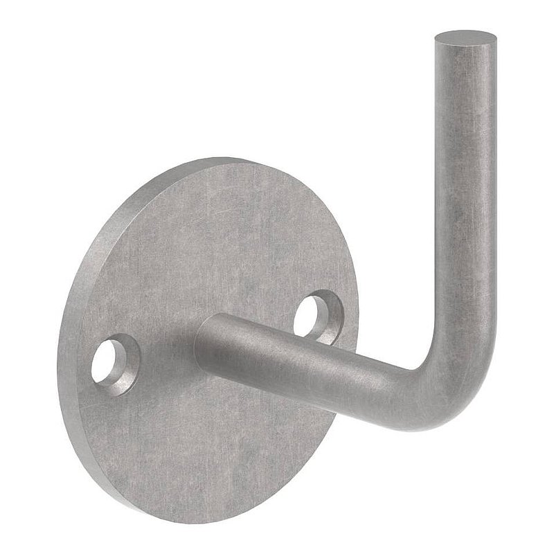 Handlaufträger mit Ronde flach, 70x6mm