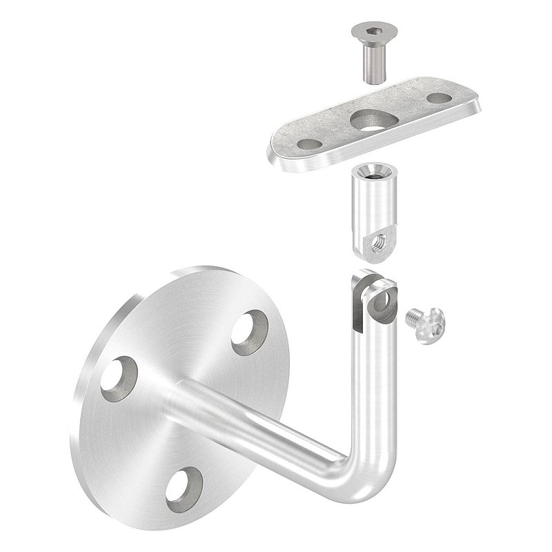 handrial holder with plate 42,4mm