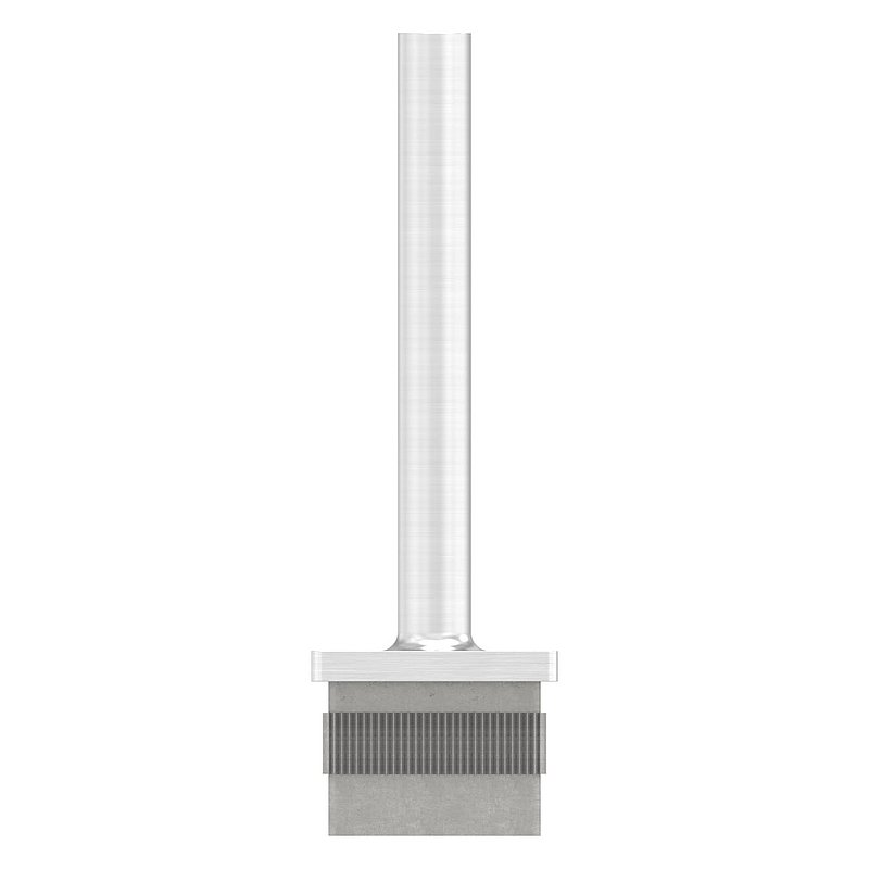 Stopfen mit Stift für Rohr 40 x 40 x 2,0mm, Höhe 105mm