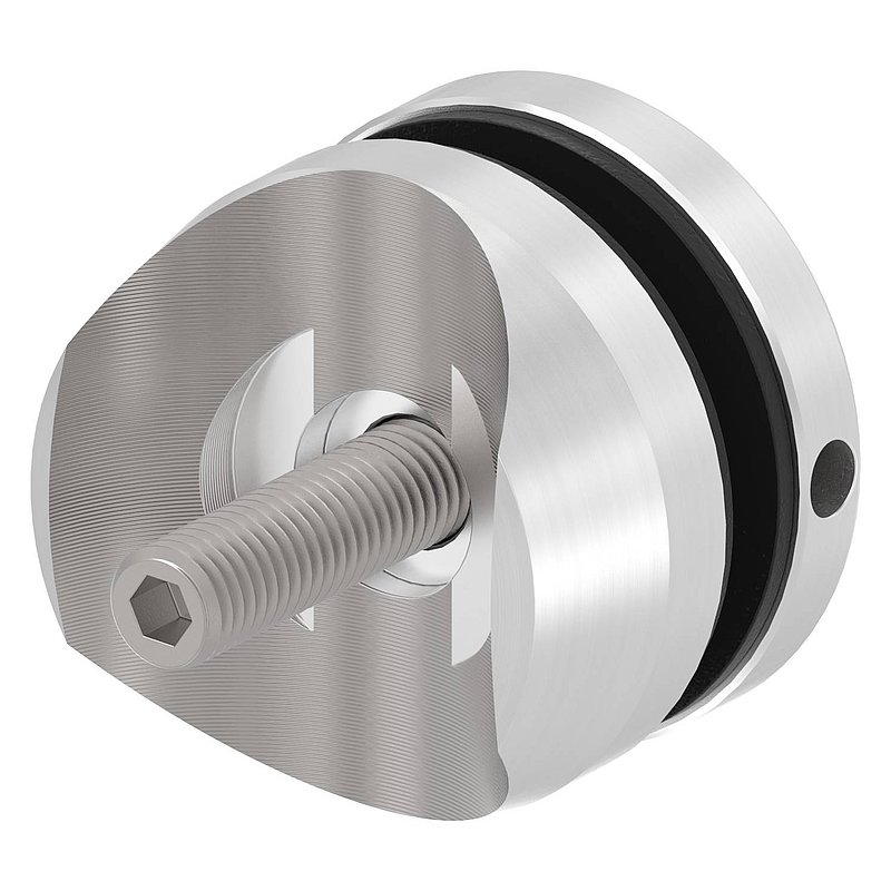 Glaspunkthalter 52mm, Anschluss: 42,4mm, V4A