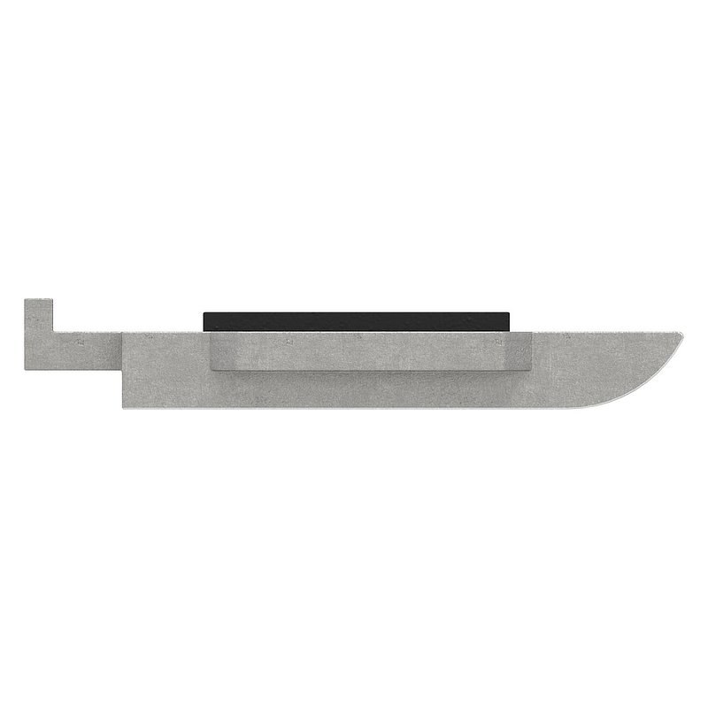 Sicherungsplatte für Mod. 45 , V4A