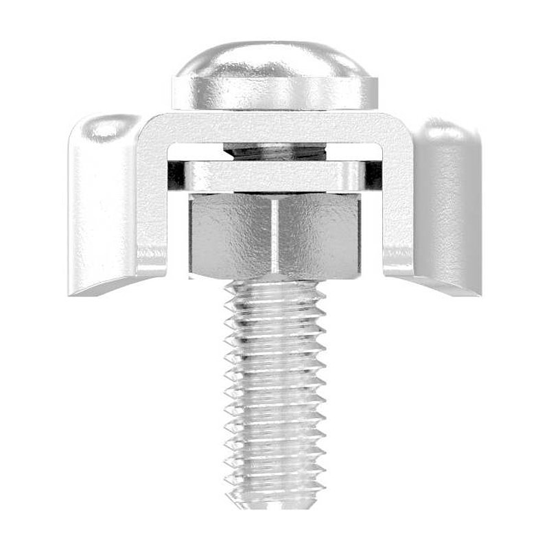 Duplexklemmen für Seil 6mm, V4A
