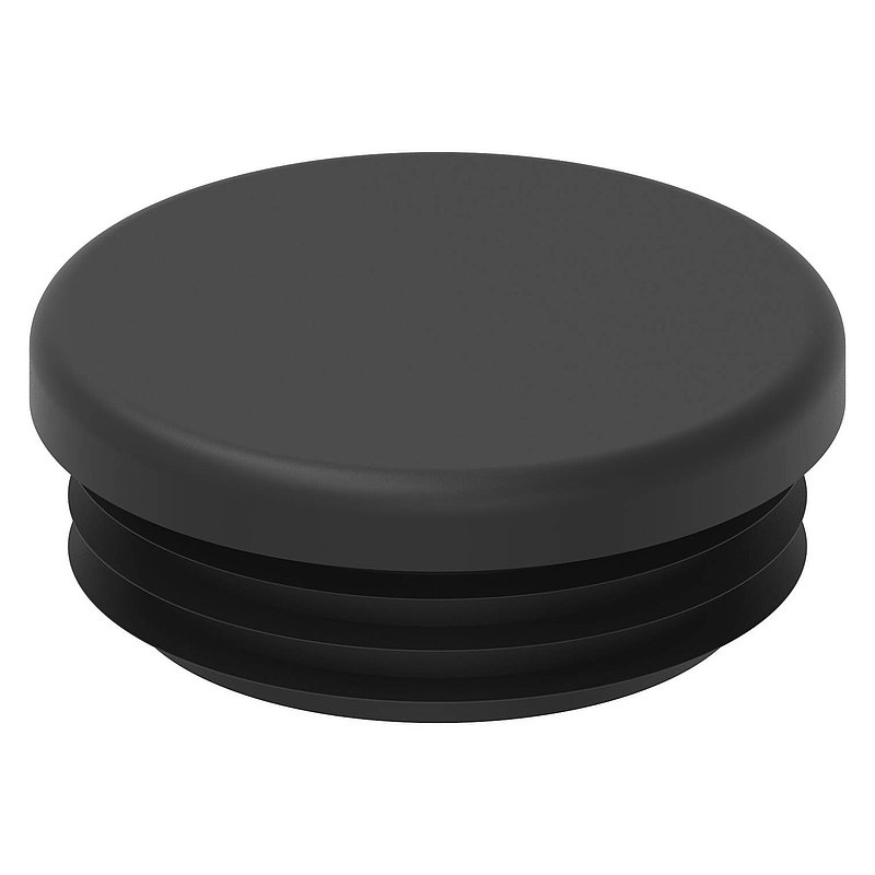 Kunststoffkappe für Rundrohr 42,4mm