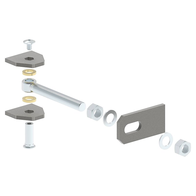 Torband M20, galvanisch verzinkt