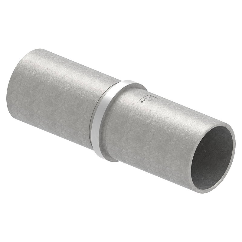 Verbindungsstück für Rohr 42,4x2,0mm, V2A