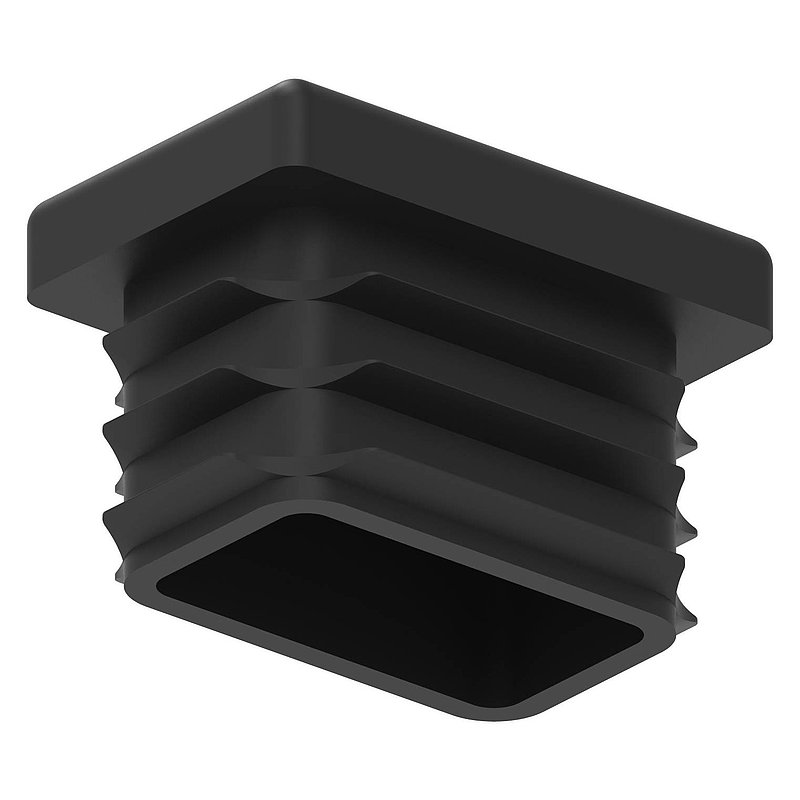 Kunststoffkappe für Rechteckrohr 30x20mm