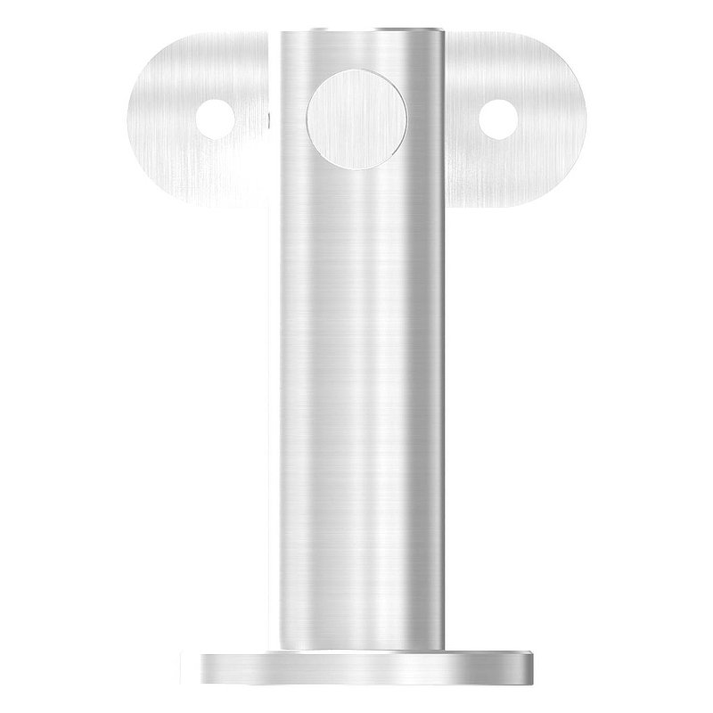 Handlaufhalter mit Handlaufanschlussplatte 42,4mm, V2A