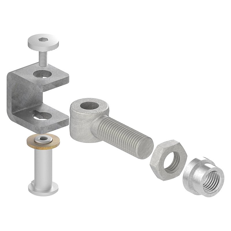 Torband M16, teilverzinkt/feuerverzinkt