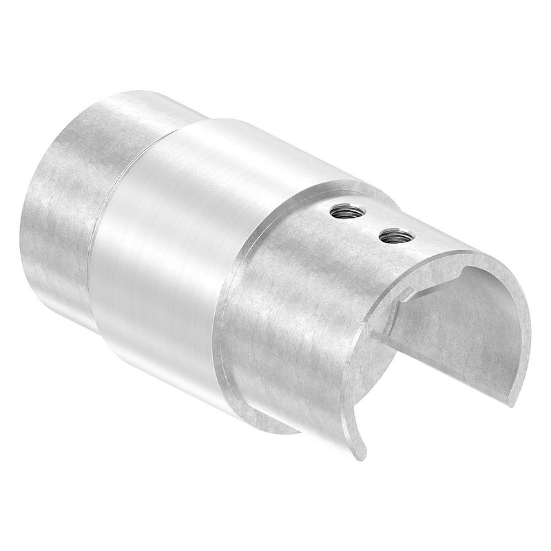 Connector for grooved tube 42.4x1.5mm, AISI316