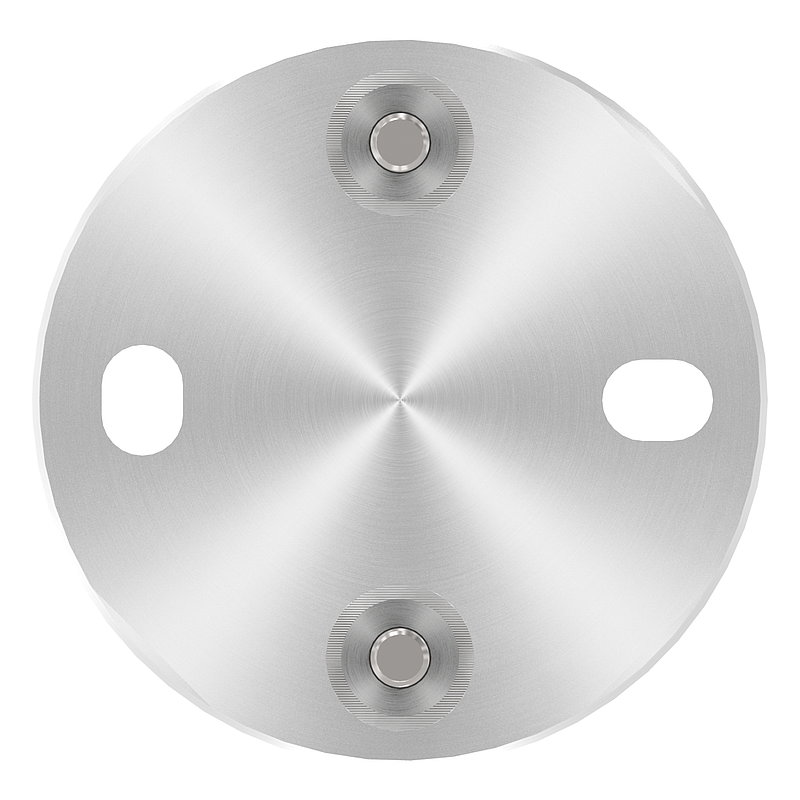 Fixation murale pour poteau de garde corps 42,4mm, V2A