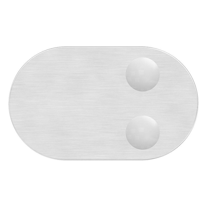 Sichtschutz Endglasklemme Mod. 25, V4A