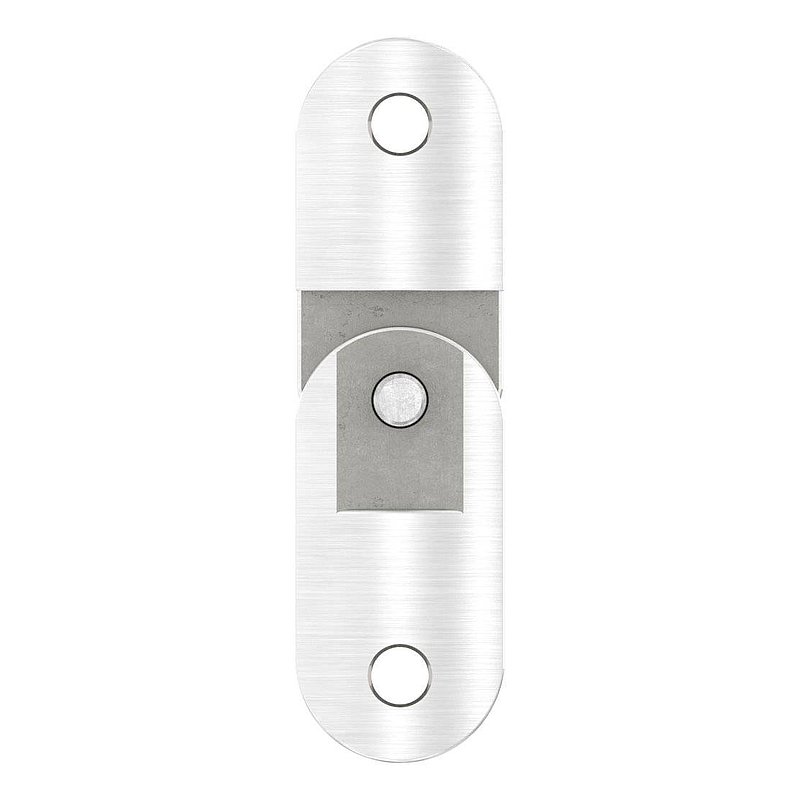 adjustable handrail connection plate, 42.4 mm, AISI316