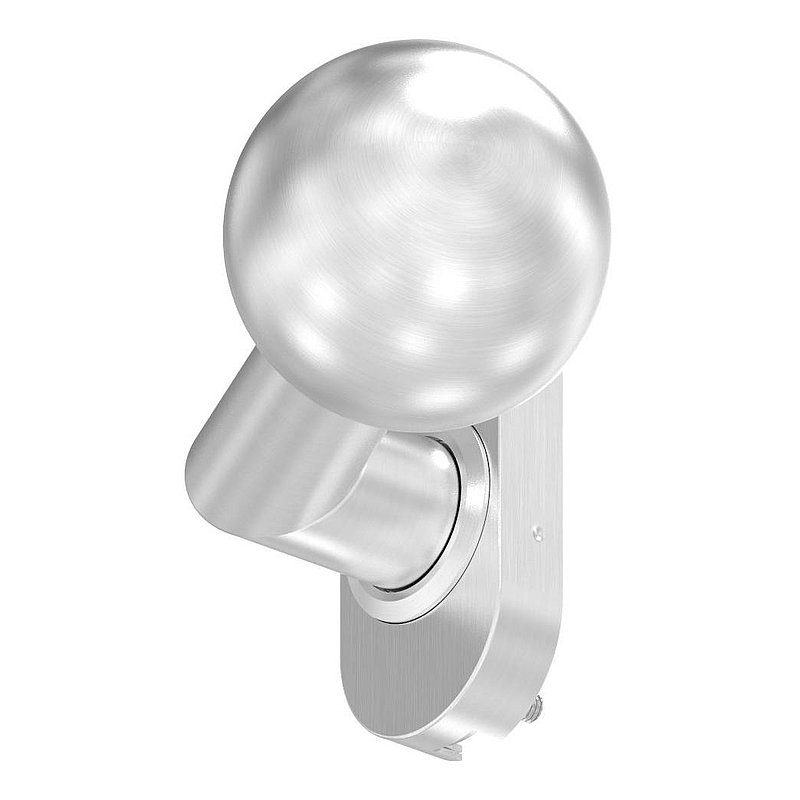 Bouton de porte, Ø 50mm, fixe, V2A
