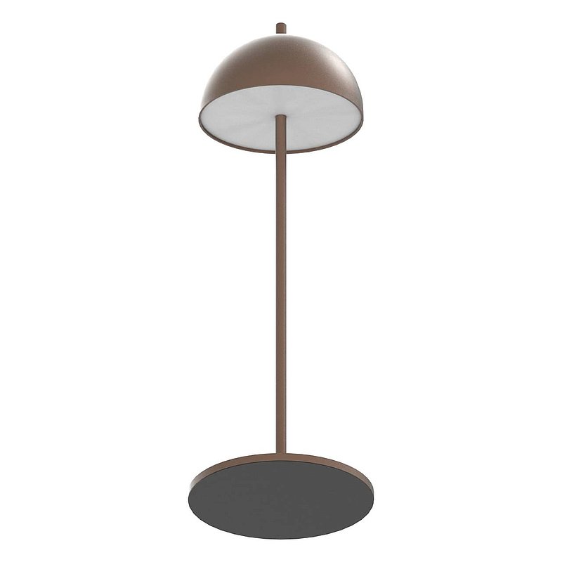 STALYS n°2 Sunset Oak : Lampe de table rechargeable bronze en 38x12x13,5cm