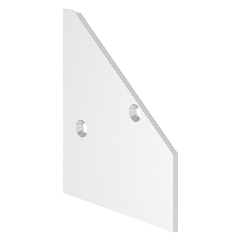 Embout latéral gauche pour eleganza canopy, brut