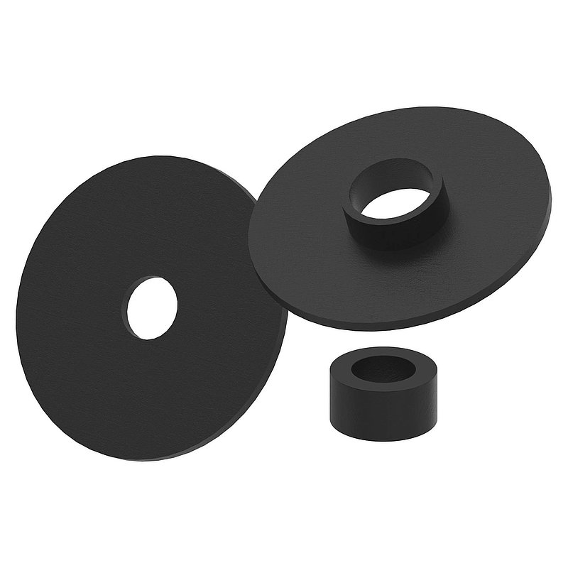 Gummipaar für 52mm Glaspunkthalter