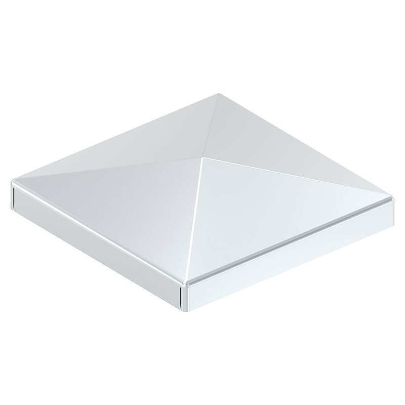 Pfeilerbedecker für Rohr 60x60mm, verzinkt