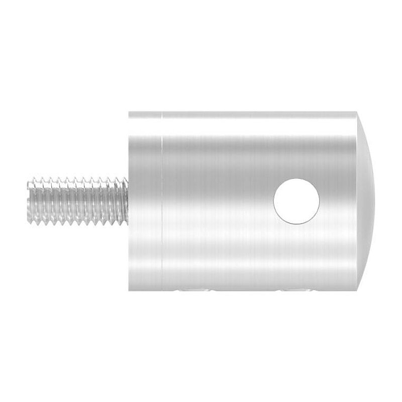 Cable holder, for 4mm rope, connection: straight, AISI304
