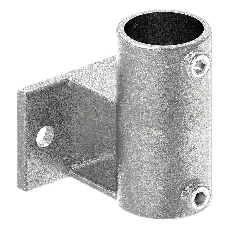 Wall bracket with 2 holes, for 48.3 mm tube