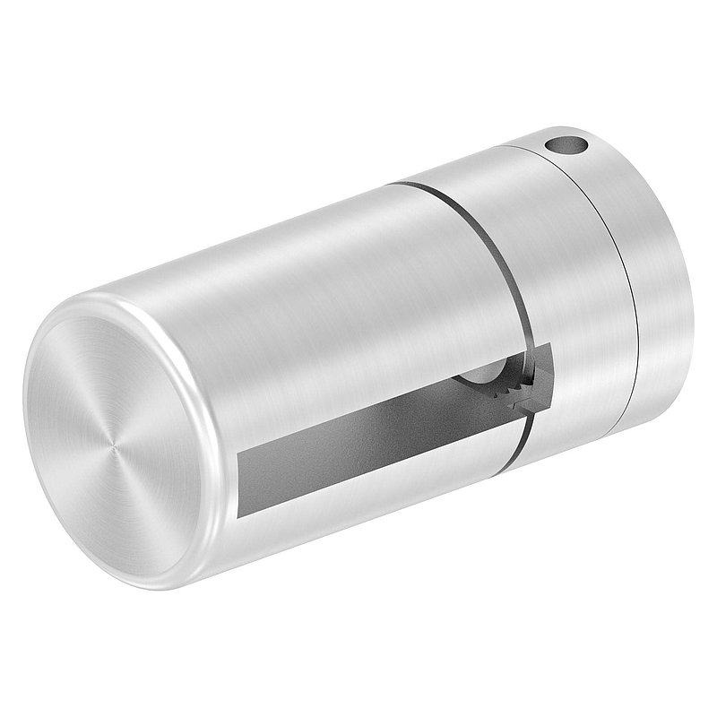 Brenk Grundhalter für Flachstäbe 40x6mm, ALU