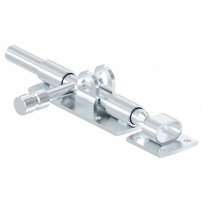 gate catch to screw, fit for padlock, galvanized