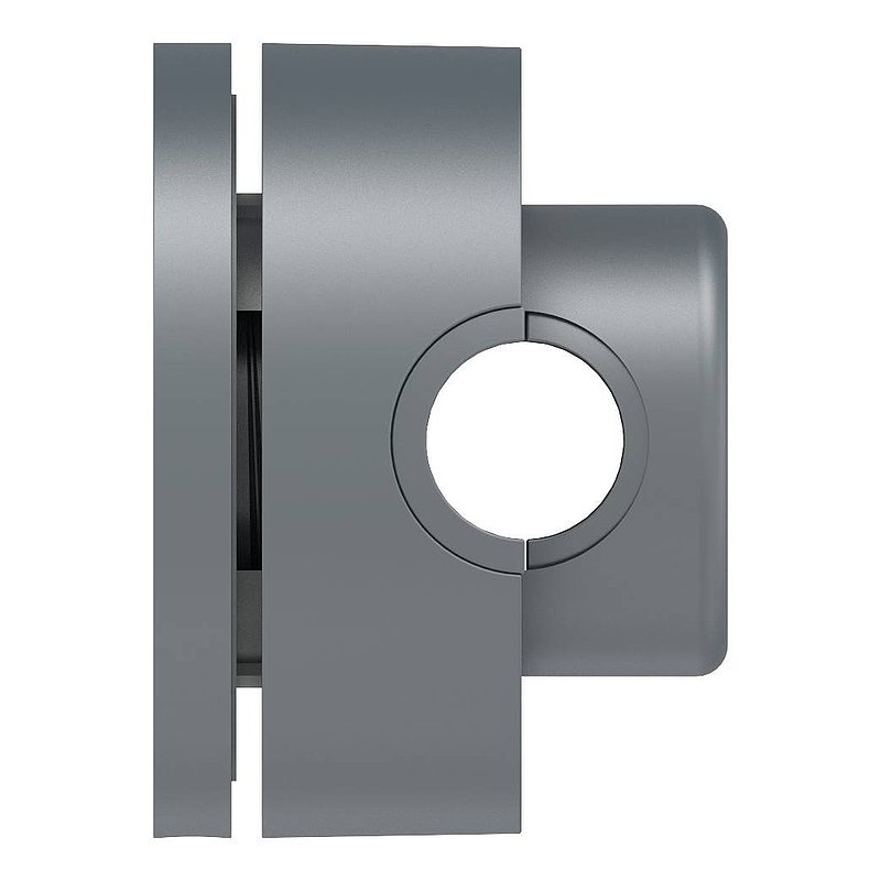 Brenk Halter Ø 50mm, Kunststoff, anthrazitgrau