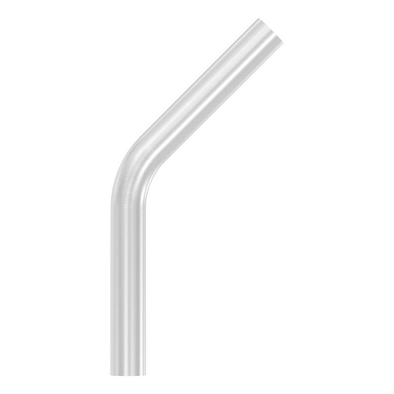 Tube bend 45°, made from 42.4x2.5mm tube, AISI304