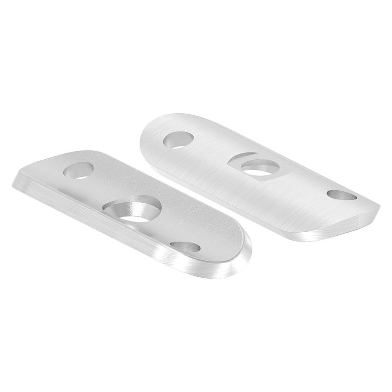 Handlaufanschlussplatte,  33,7mm, V2A