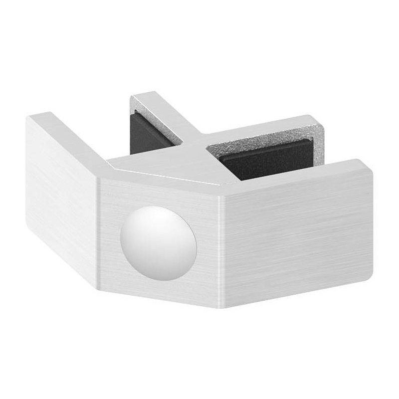 90° Glasausrichter für Ganzglasgeländer, für Glas 12,76 - 13,52mm