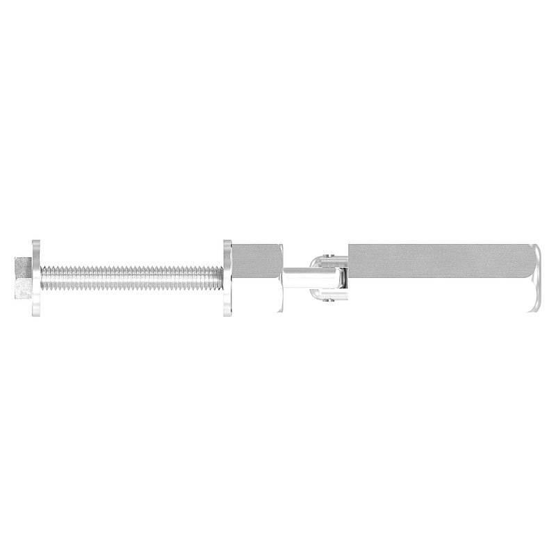 Embout fileté à monter soi-même, avec articulation, pour câble Ø 4mm, V2A