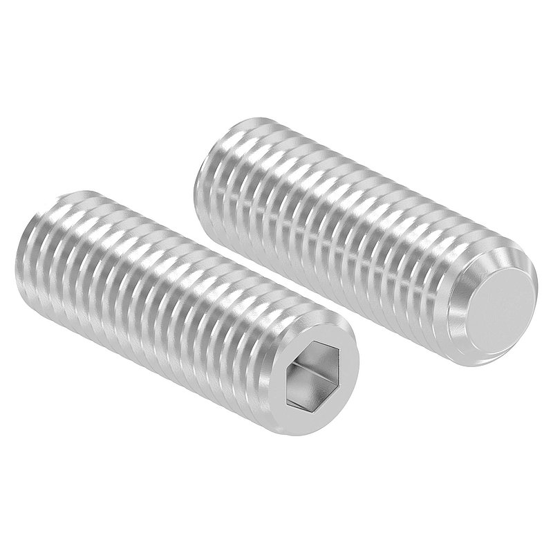 Gewindestift M10x30, V2A, DIN 913 / ISO 4026