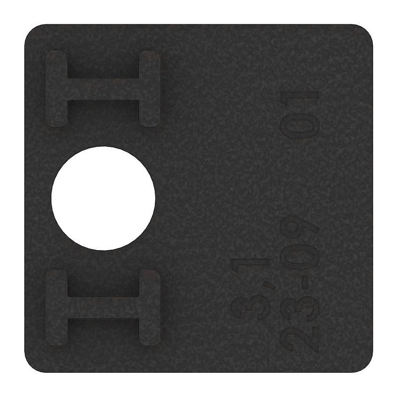 1 Paar Gummi für Mod. 36, für VSG-Glas 11,52mm