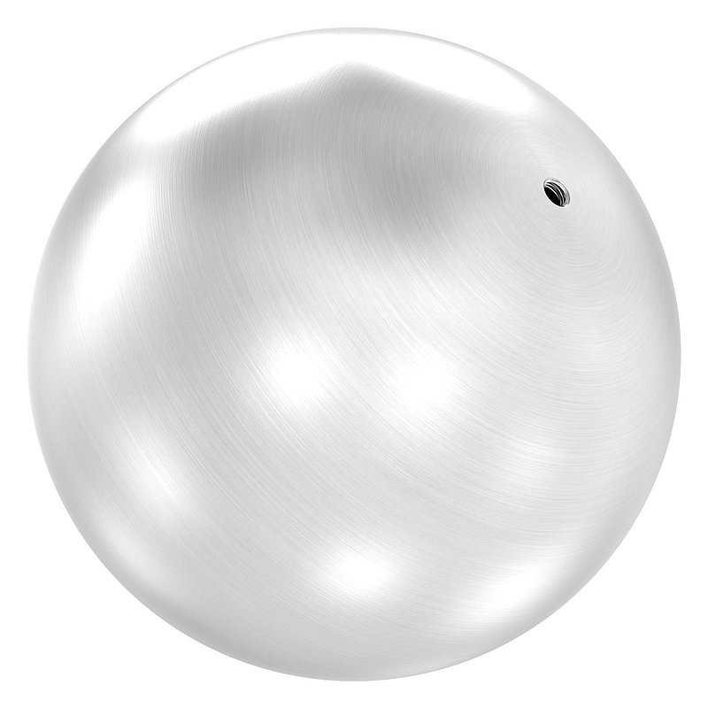 Hollow ball Ø 200mm with M10 thread, AISI304