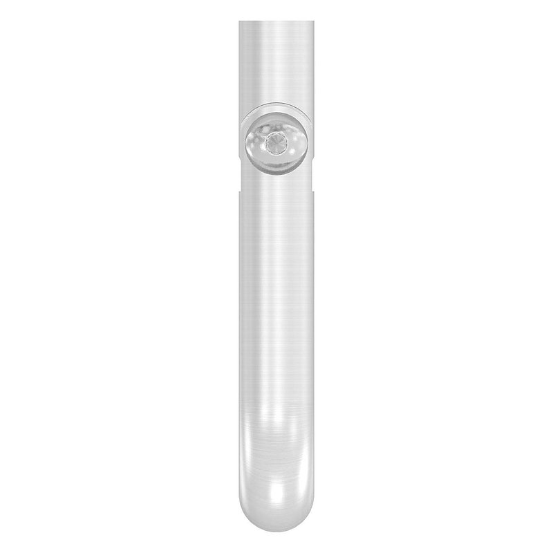 Étrier Ø 12mm, avec articulation, courbé à 90°, V2A