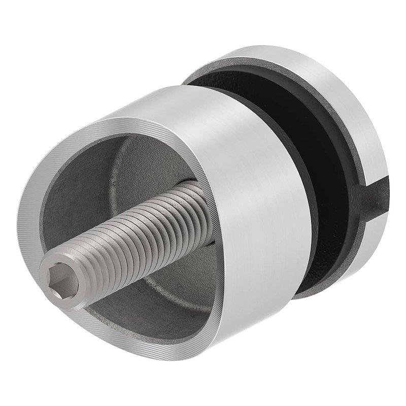 Glaspunkthalter 30mm, Anschluss: 48,3mm, V2A