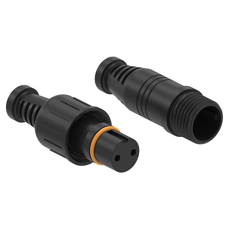 End cap for LED module cable